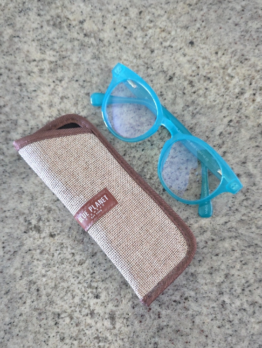 Blue Planet Eyewear Teal Eyeglasses